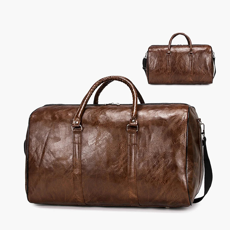The Weekender Leather Duffle