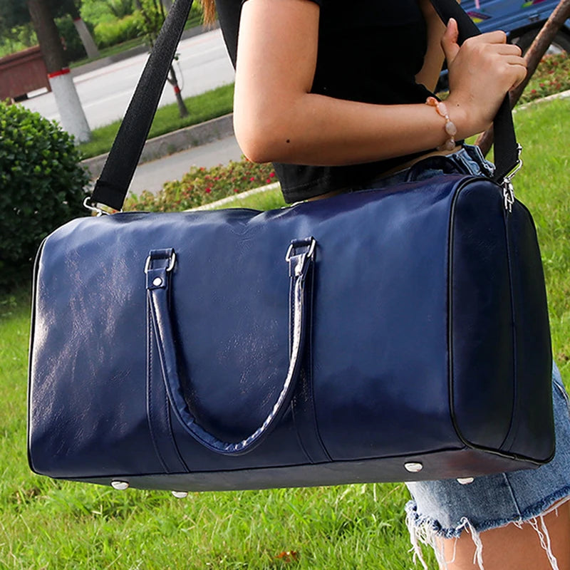 The Weekender Leather Duffle