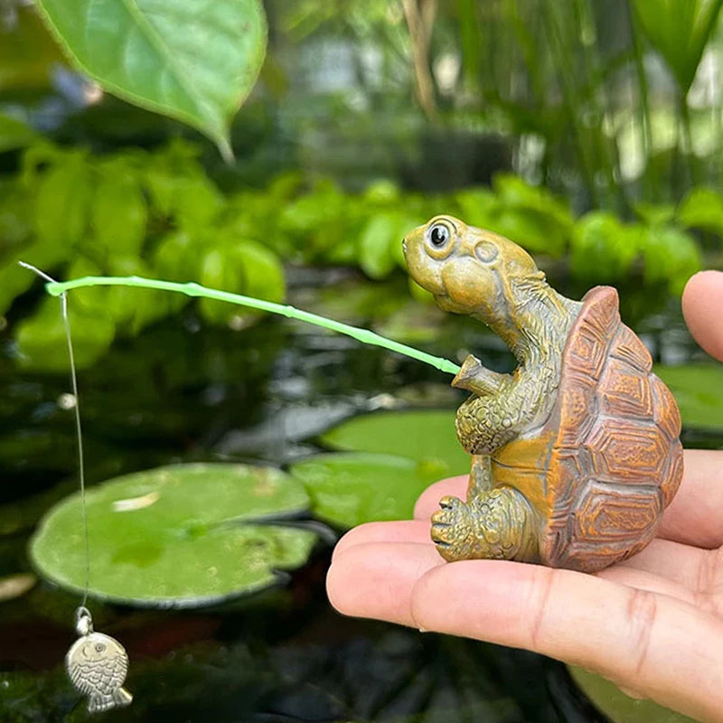 Gone Fishin’ Garden Turtle