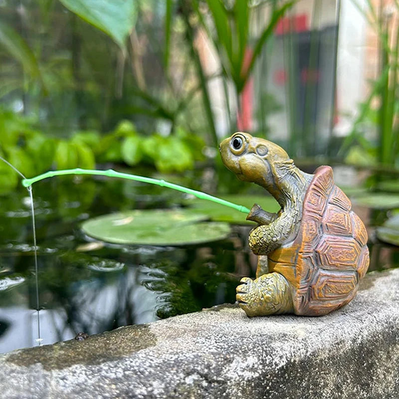 Gone Fishin’ Garden Turtle