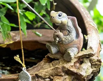 Gone Fishin’ Garden Turtle