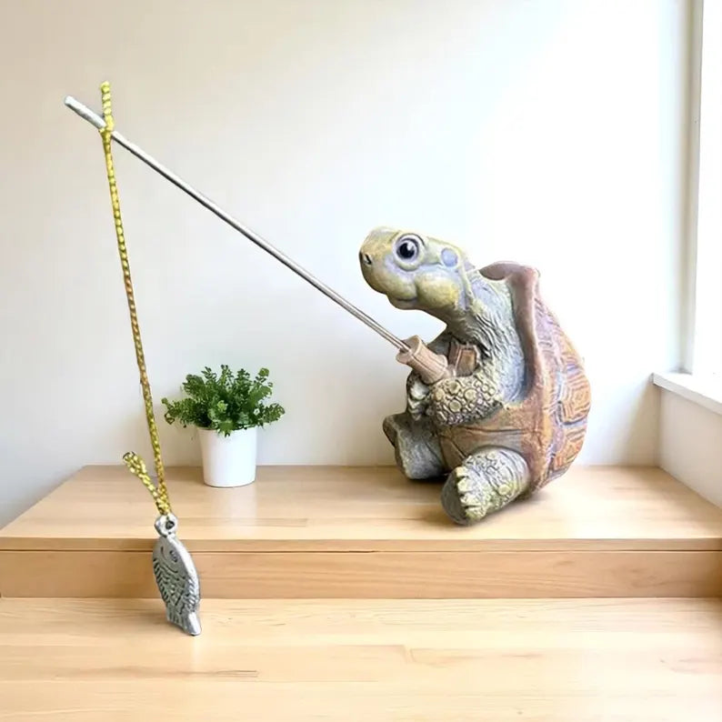 Gone Fishin’ Garden Turtle
