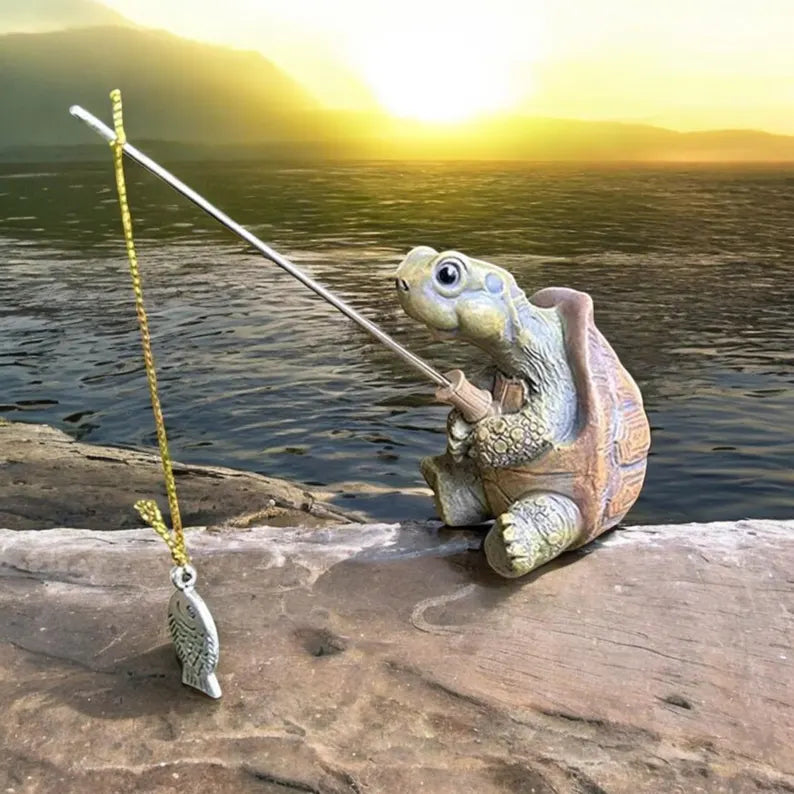 Gone Fishin’ Garden Turtle