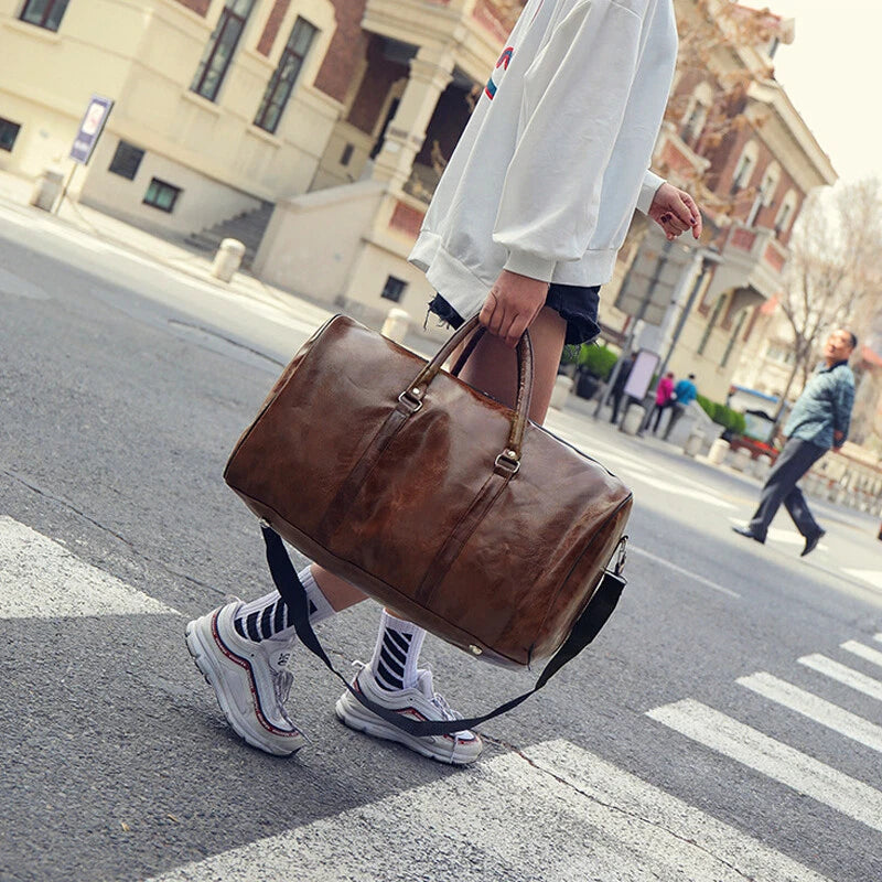 The Weekender Leather Duffle