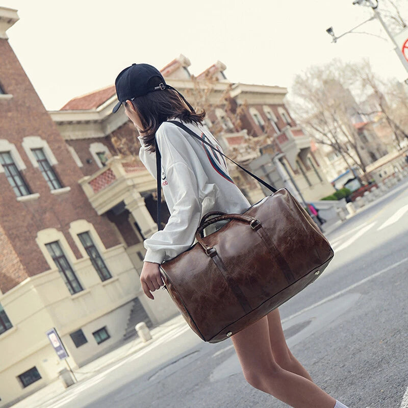 The Weekender Leather Duffle
