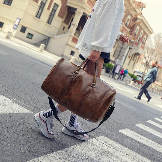 The Weekender Leather Duffle